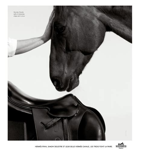 hermes advertising old|Hermes saddle commercial.